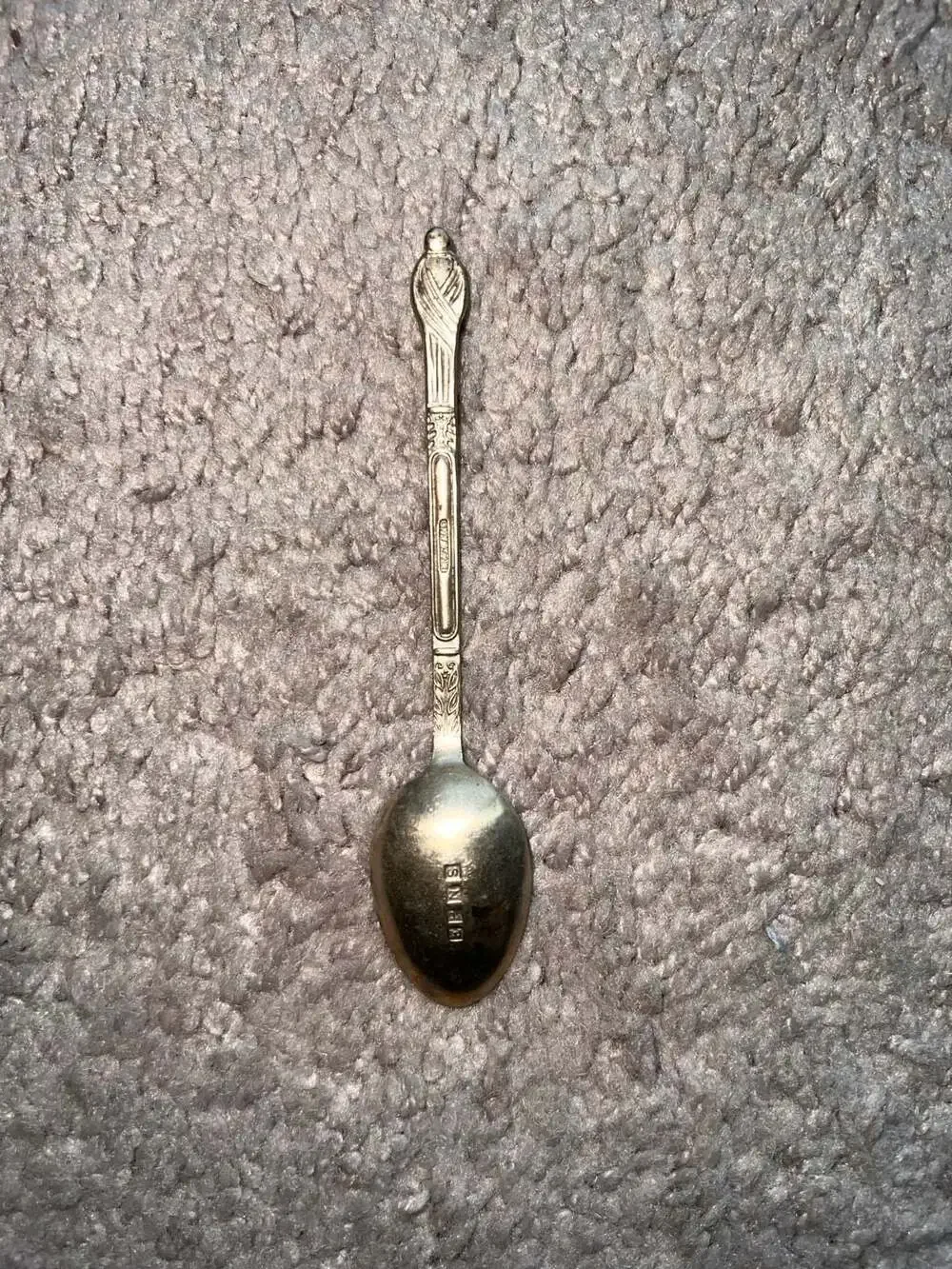 Vintage EPNS Silver Plated Souvenir Spoon with Monk/Friar Figural Finial